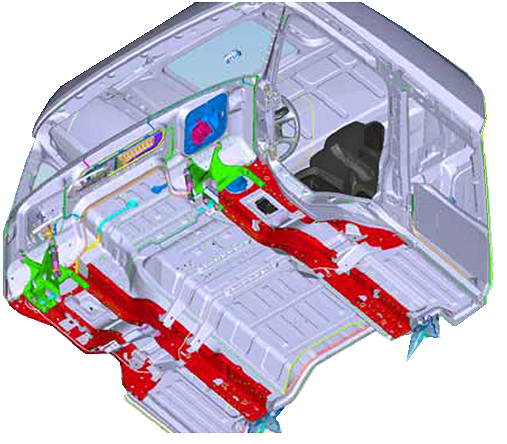 structuur bodem LKW